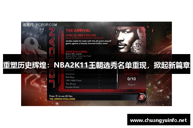 重塑历史辉煌：NBA2K11王朝选秀名单重现，掀起新篇章